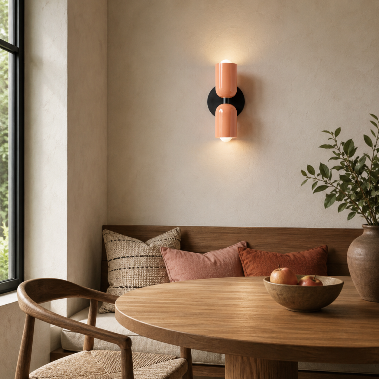 LAMPHAHA Double-Light Wall Lamp