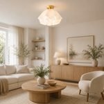 Petal-Shaped Ceiling Light