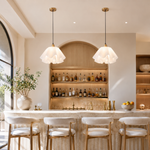 Petal-Shaped Pendant Light