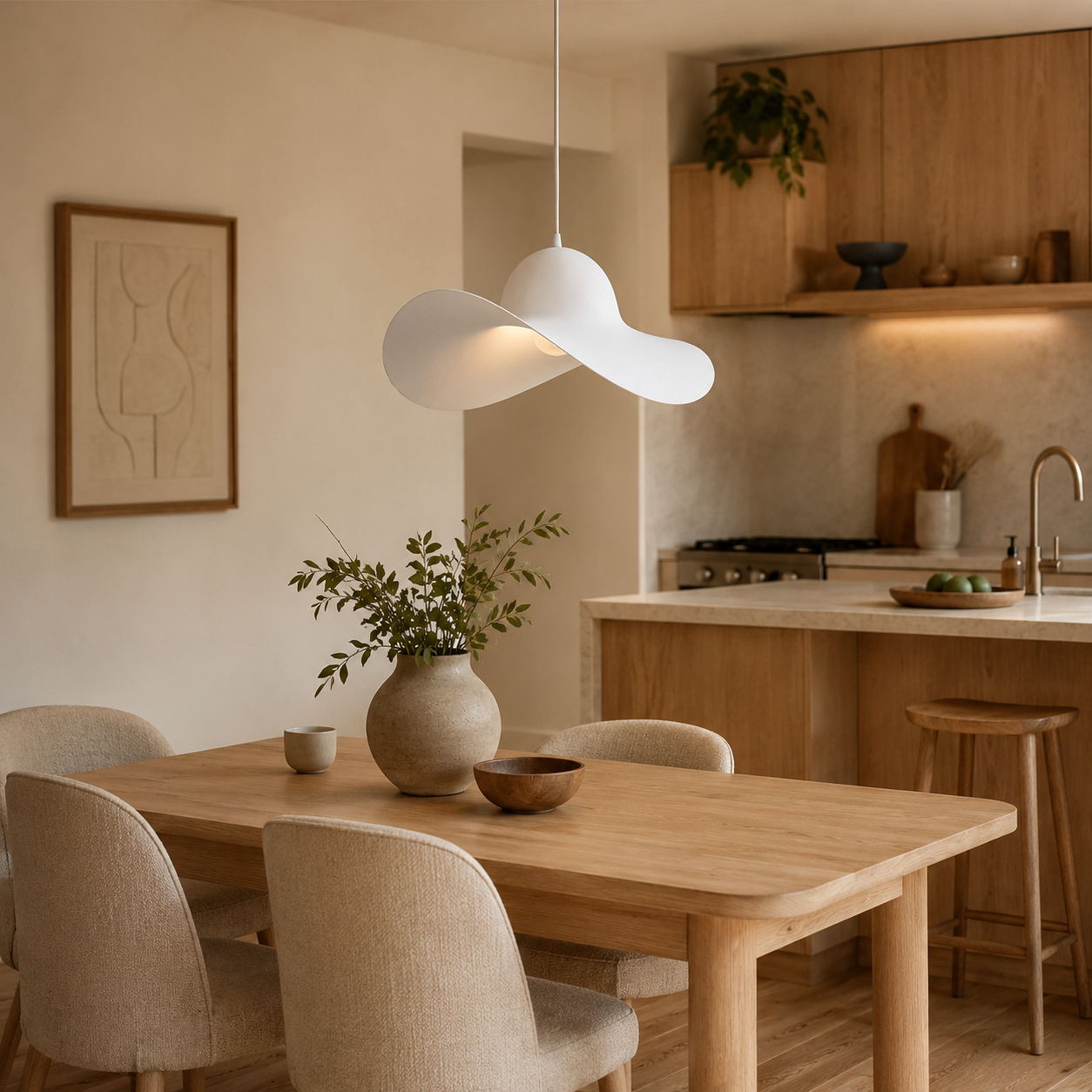 LAMPHAHA Hat Pendant Light