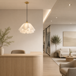 Petal-Shaped Pendant Light