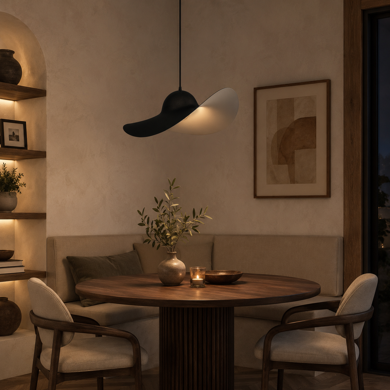 LAMPHAHA Hat Pendant Light