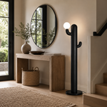 LAMPHAHA Cactus Wood Floor Lamp
