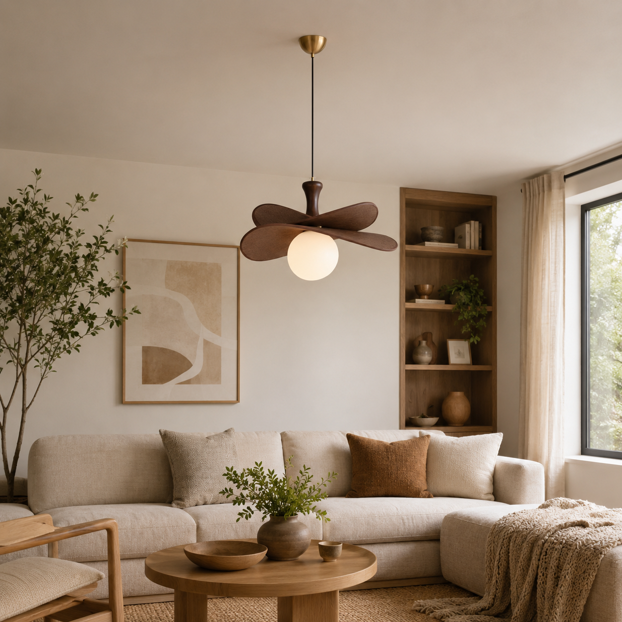 LAMPHAHA Bloom Petals Pendant Light / Chandelier