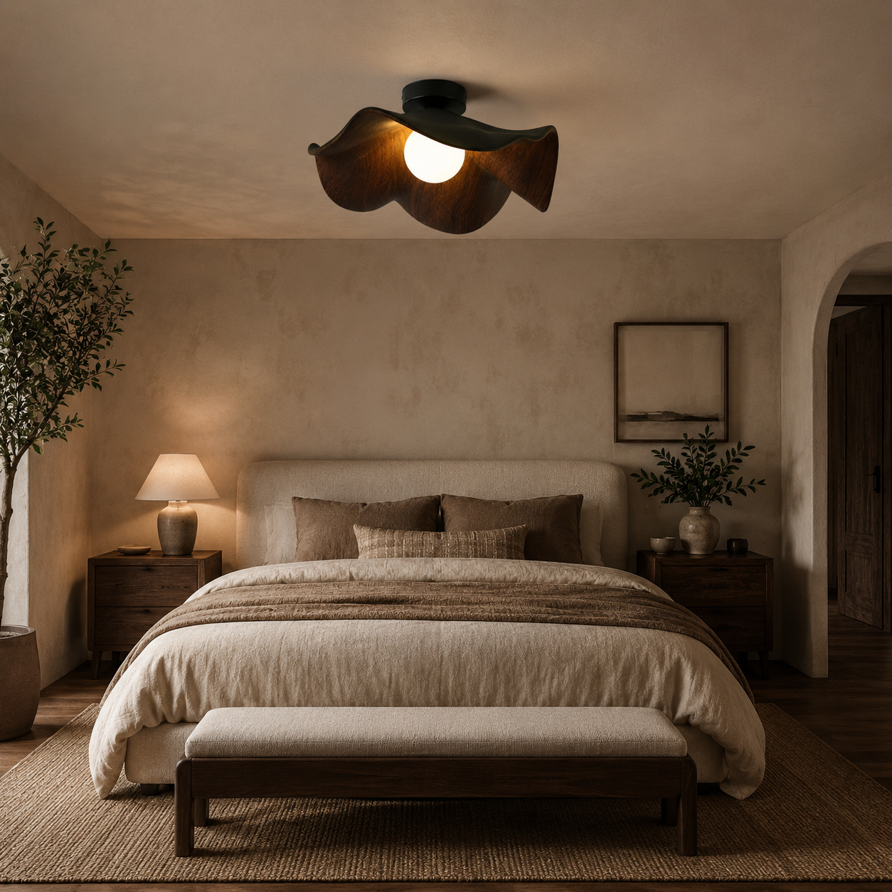 Lotus Leaf Ceiling Light