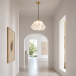 Petal-Shaped Pendant Light