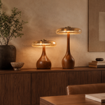 LAMPHAHA Glasses Table Lamp