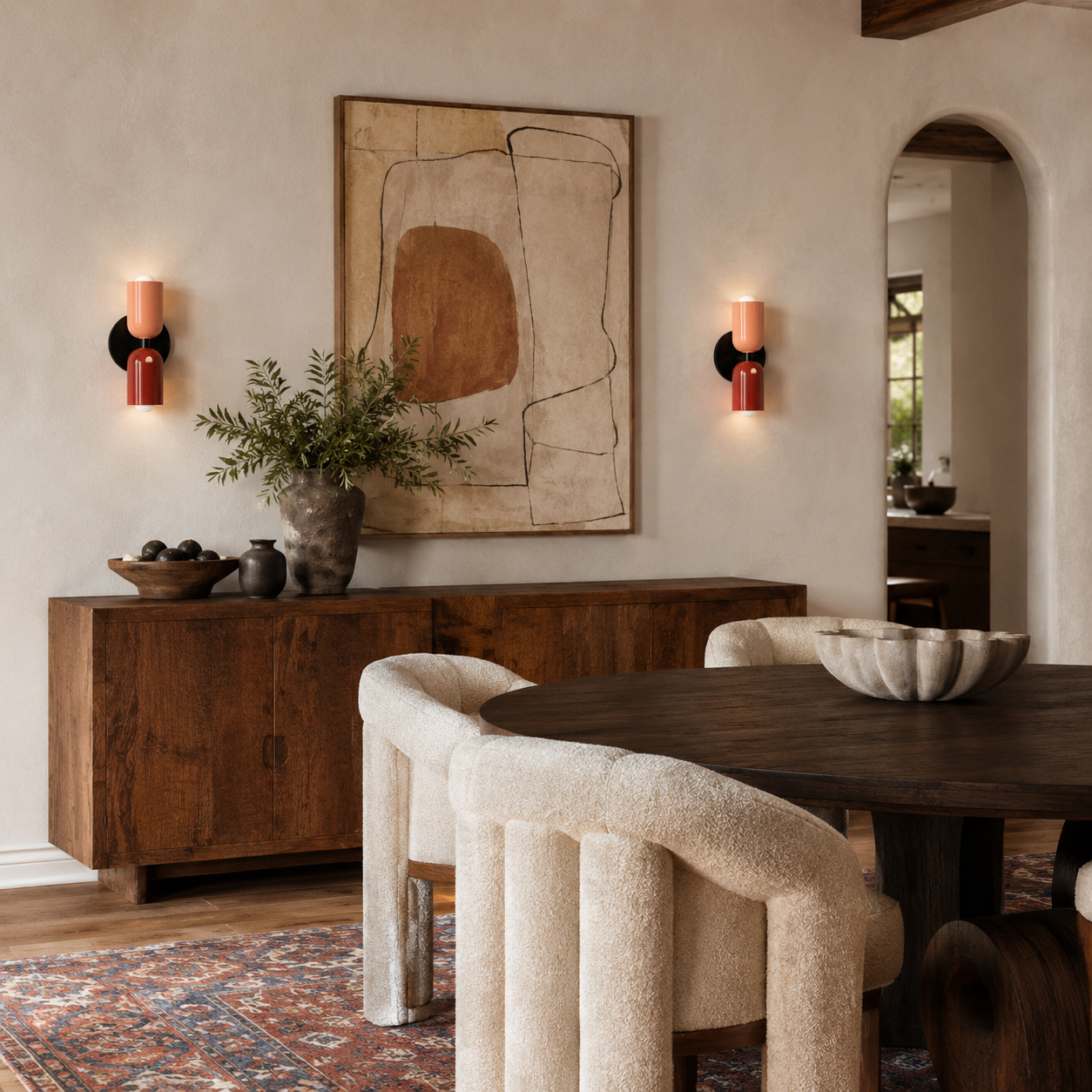 LAMPHAHA Double-Light Wall Lamp
