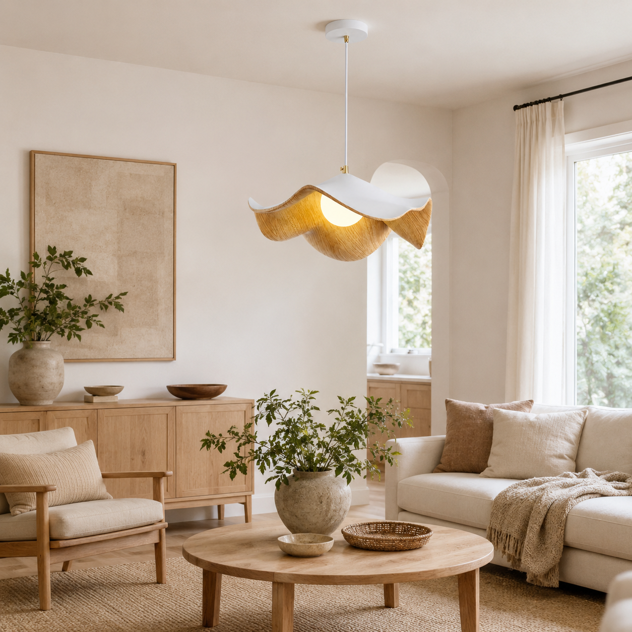 Lotus Leaf Pendant Light