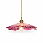 LAMPHAHA Flower Glass Pendant Light