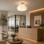 Petal-Shaped Ceiling Light