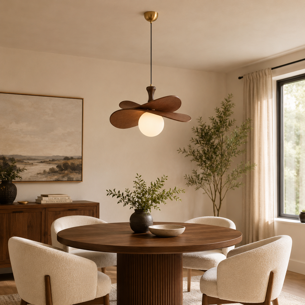LAMPHAHA Bloom Petals Pendant Light / Chandelier