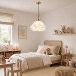 Petal-Shaped Pendant Light