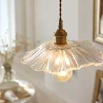 LAMPHAHA Flower Glass Pendant Light