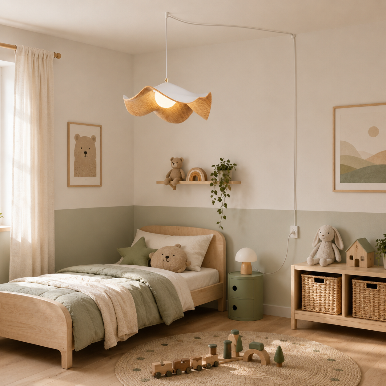 Lotus Leaf Pendant Light