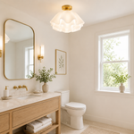 Petal-Shaped Ceiling Light