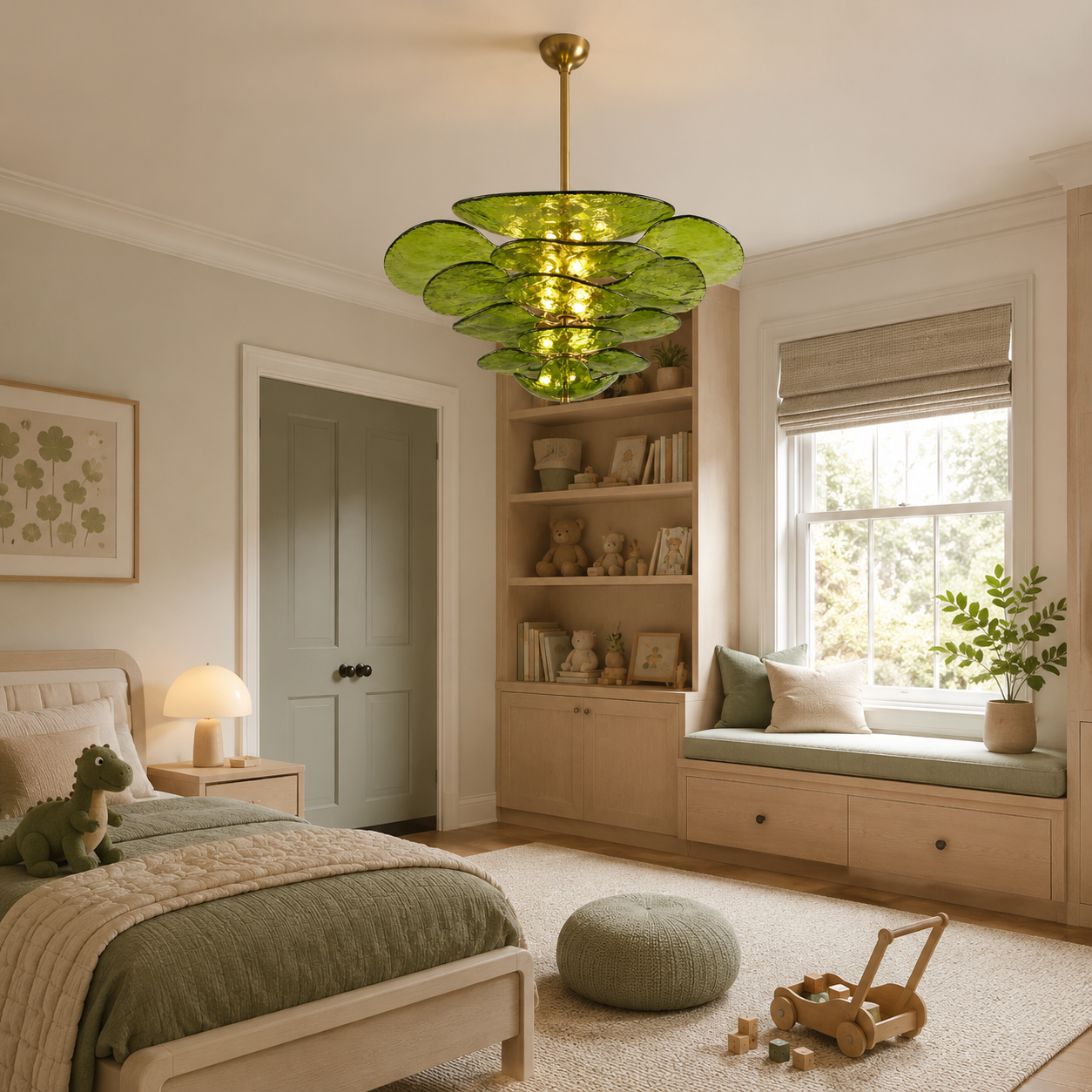 LAMPHAHA Petals Glass Chandelier