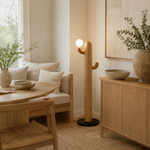 LAMPHAHA Cactus Wood Floor Lamp