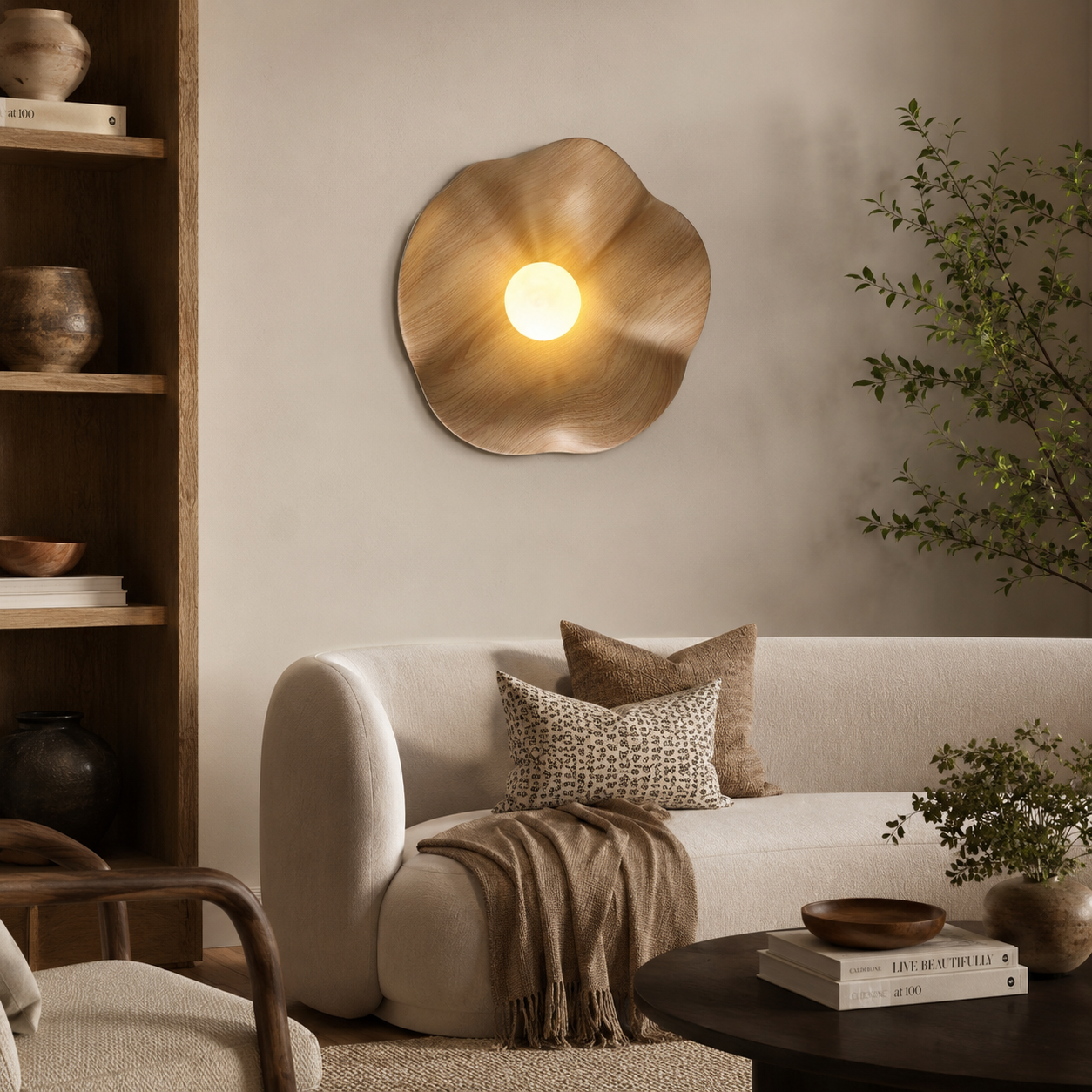 Lotus Leaf Ceiling Light