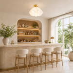 Petal-Shaped Ceiling Light