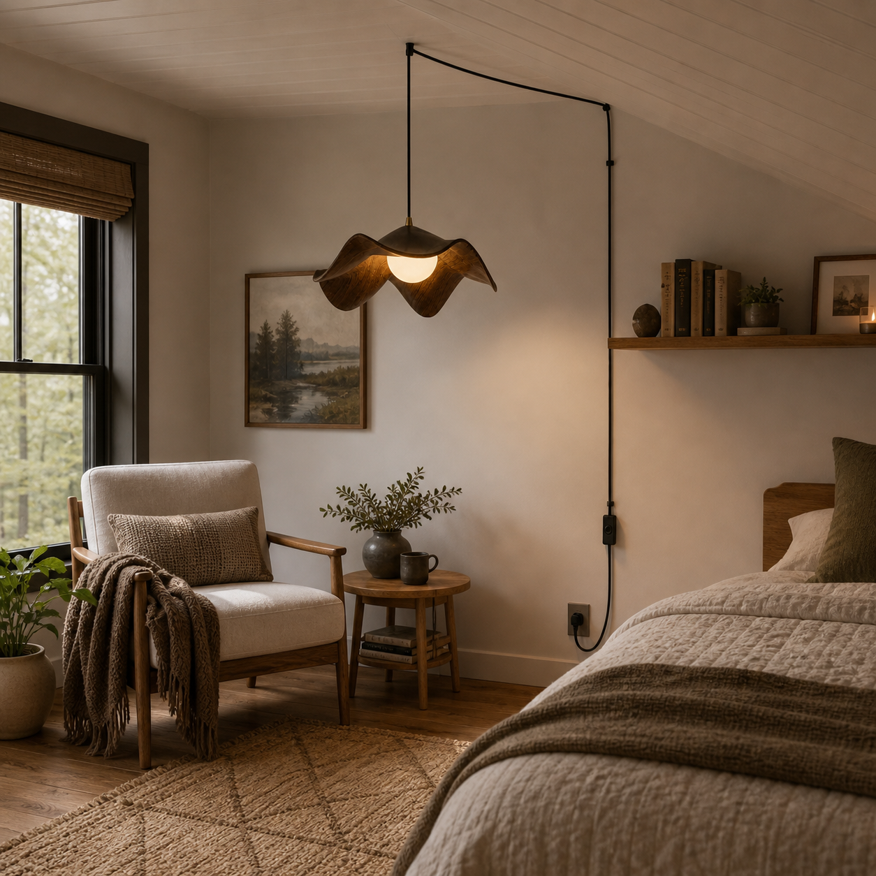 Lotus Leaf Pendant Light