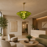 LAMPHAHA Petals Glass Chandelier