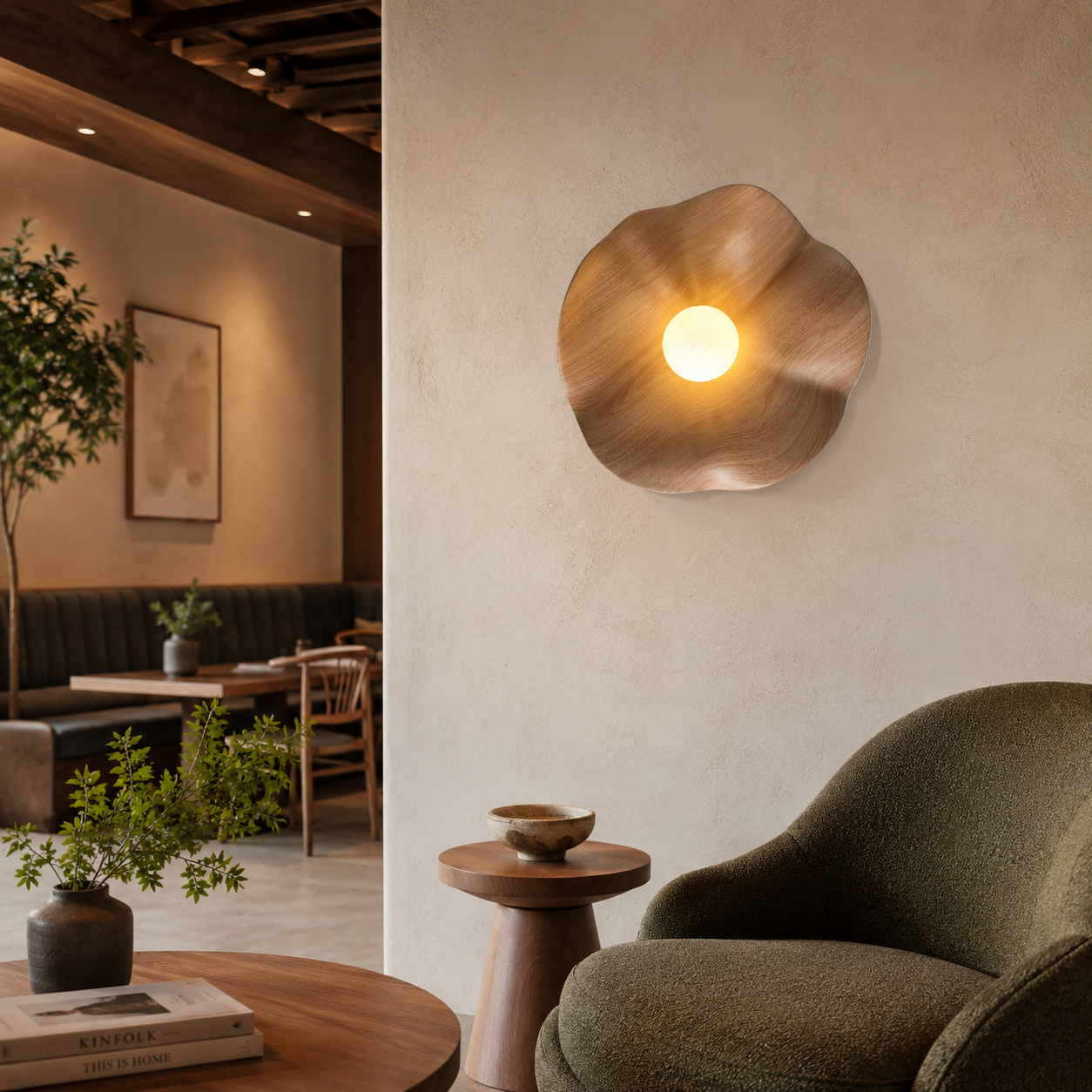 Lotus Leaf Ceiling Light