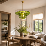 LAMPHAHA Petals Glass Chandelier