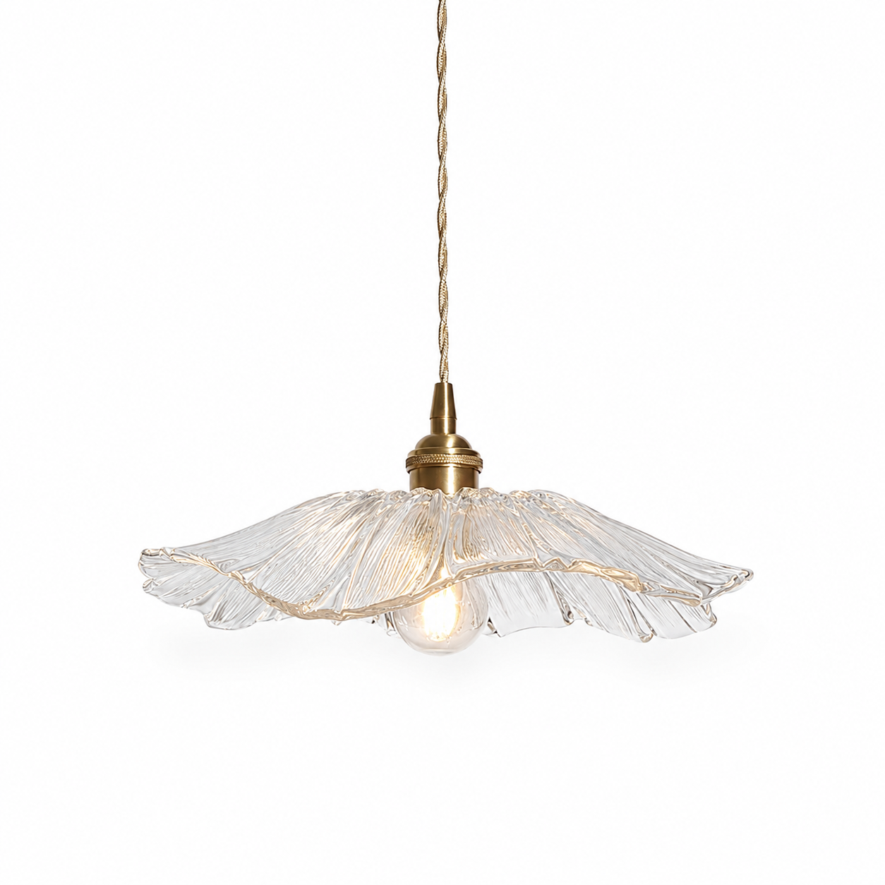 LAMPHAHA Flower Glass Pendant Light