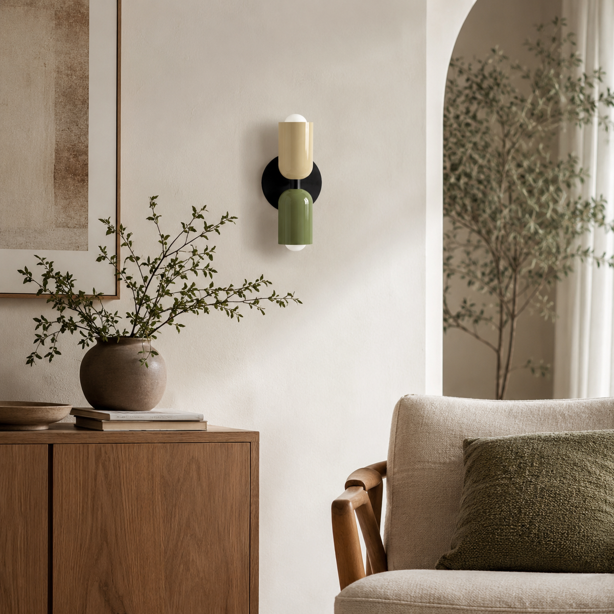 LAMPHAHA Double-Light Wall Lamp