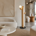 LAMPHAHA Cactus Wood Floor Lamp