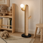 LAMPHAHA Cactus Wood Floor Lamp