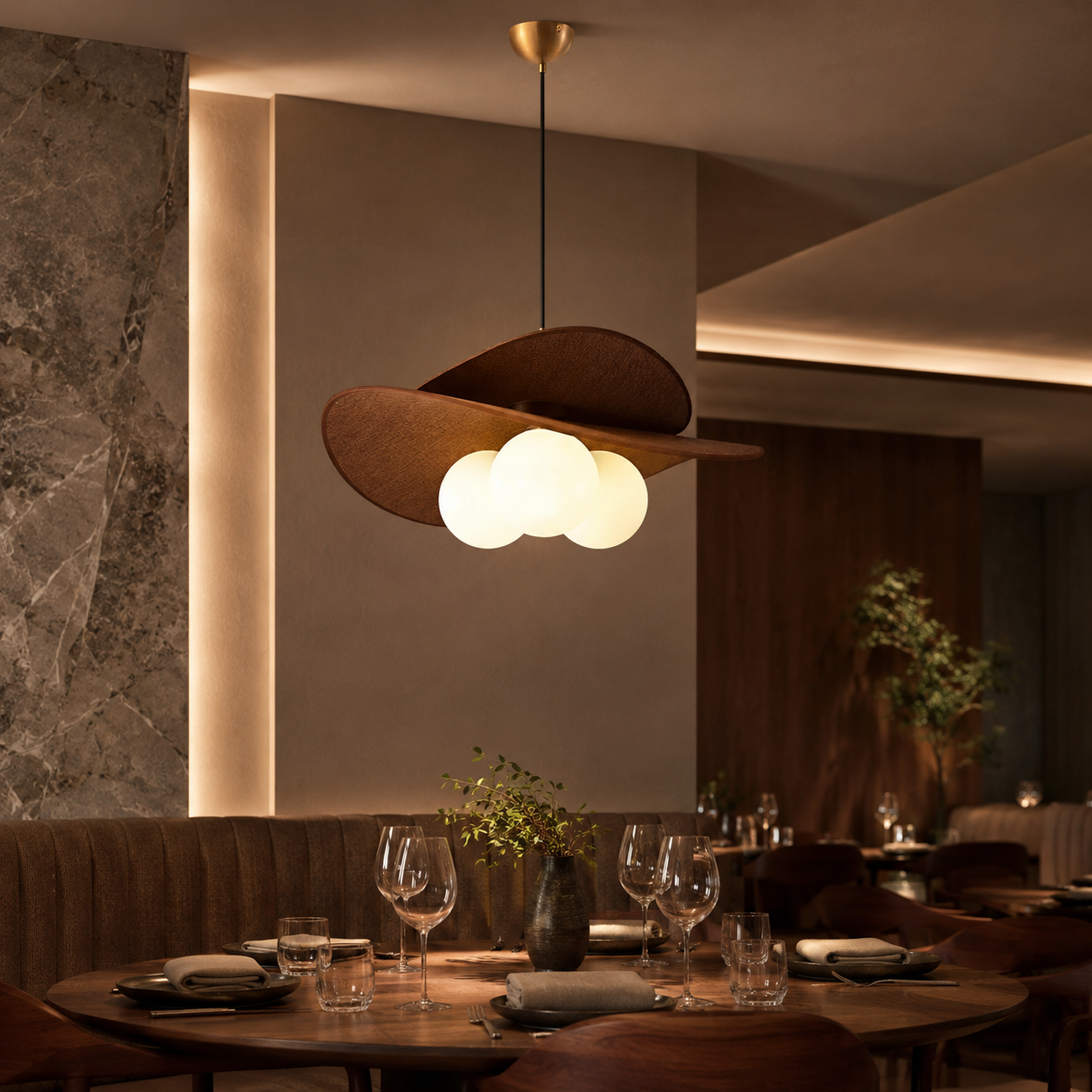 LAMPHAHA Bloom Petals Pendant Light / Chandelier