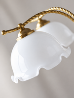 Chandelier finish and suspension detail