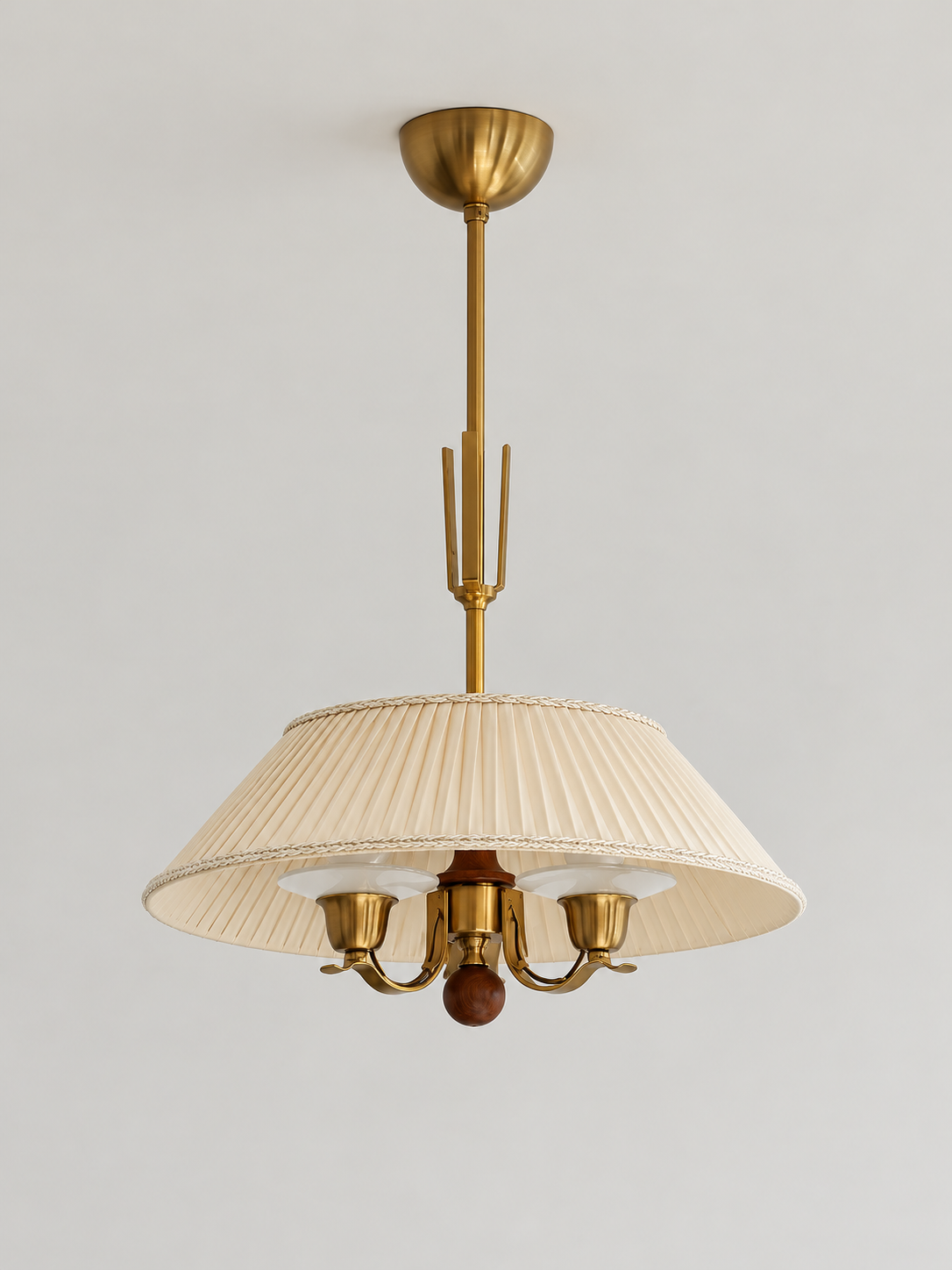 Three-light 45 cm MD4600 chandelier, lights off