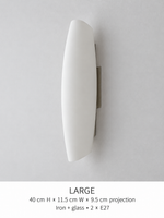 Large MB4130 wall light dimensions