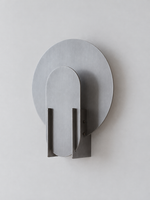 Layered Disc Aluminum Wall Sconce — Aluminum — product view 3