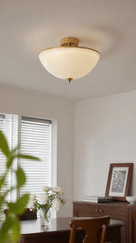 Lune Veil Ceiling Light, approved neutral-light behavior