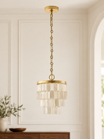 Rectangular Shell Cascade Pendant hero