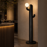 LAMPHAHA Cactus Wood Floor Lamp