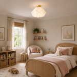 Petal-Shaped Ceiling Light