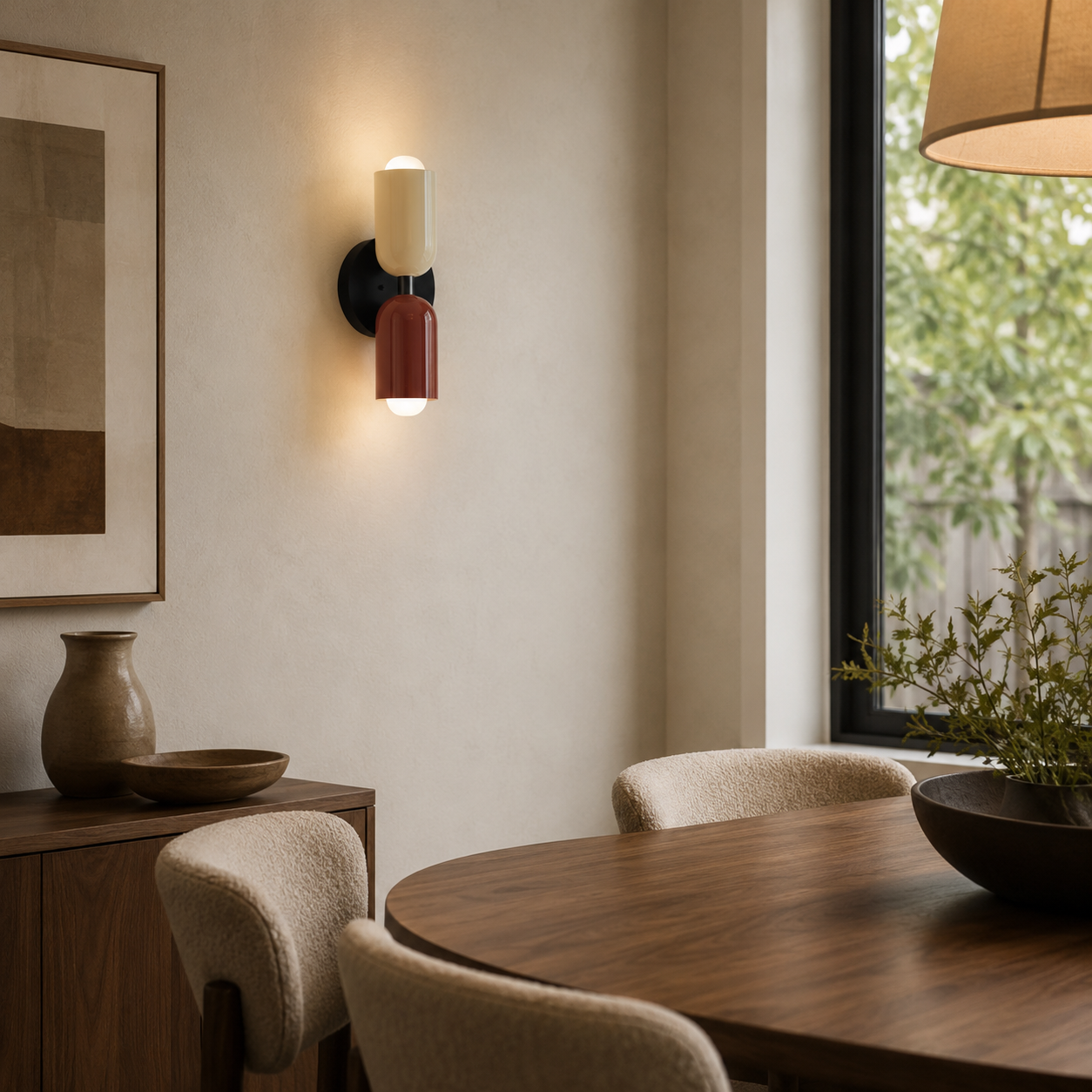 LAMPHAHA Double-Light Wall Lamp