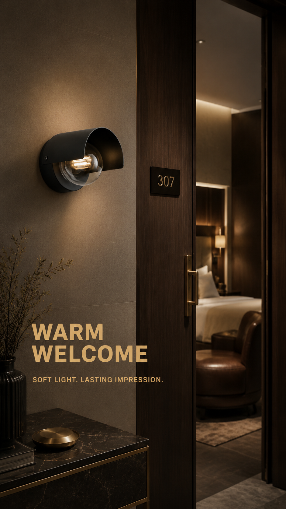 Modern Curved Arc Wall Lamp