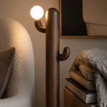 LAMPHAHA Cactus Wood Floor Lamp