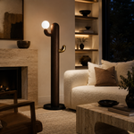 LAMPHAHA Cactus Wood Floor Lamp
