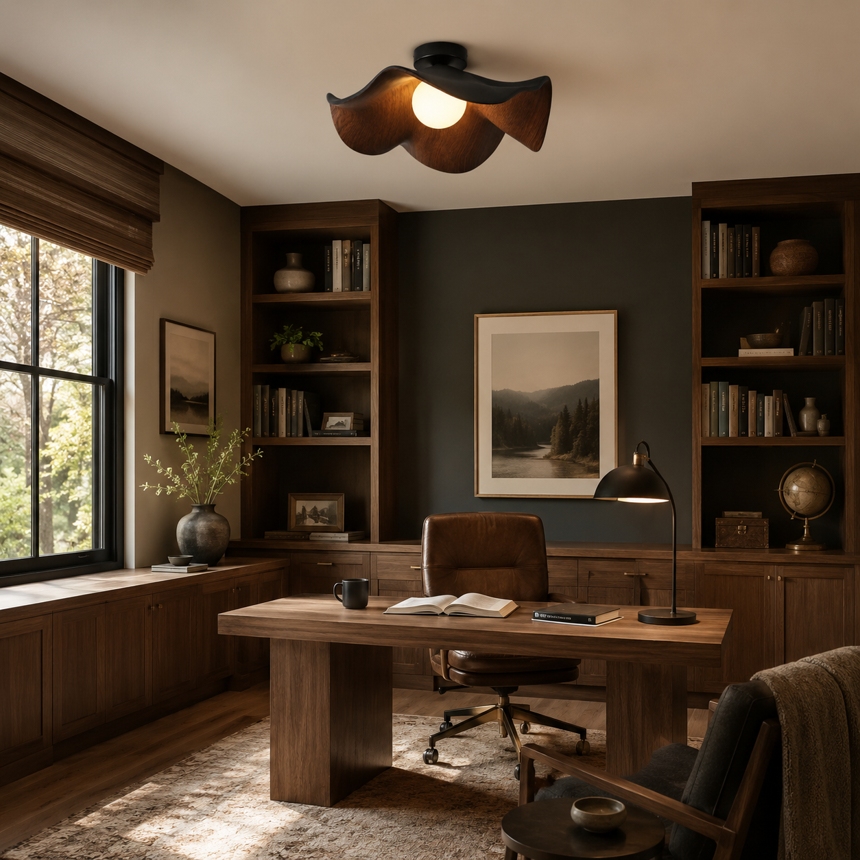 Lotus Leaf Ceiling Light