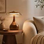 LAMPHAHA Glasses Table Lamp