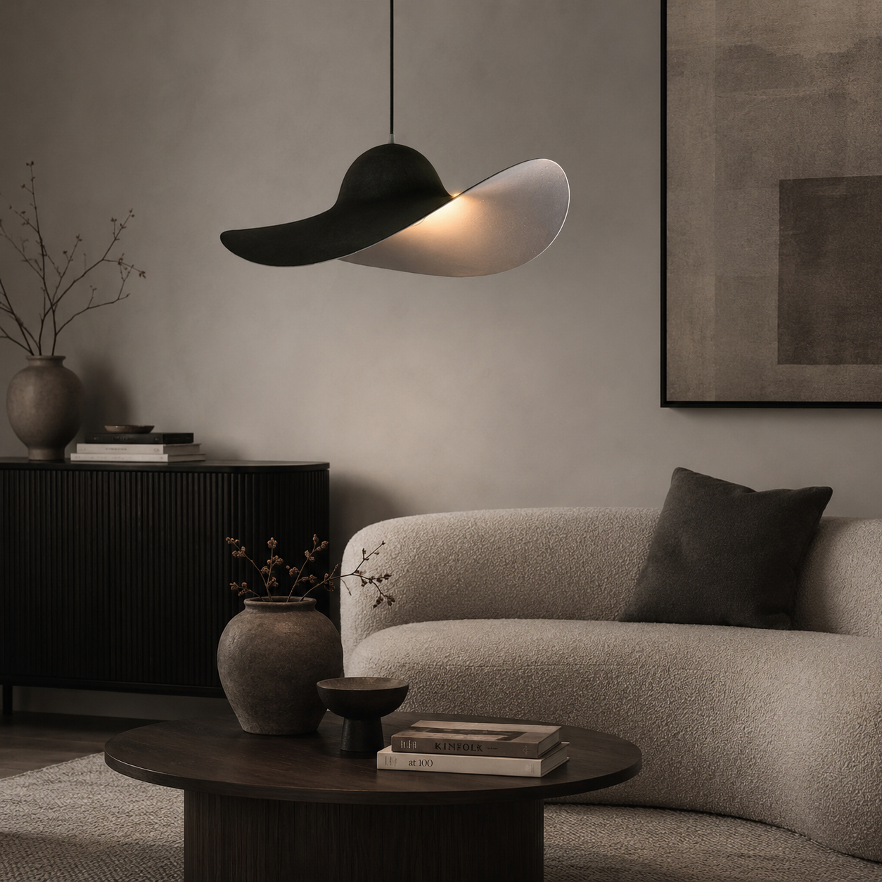 LAMPHAHA Hat Pendant Light