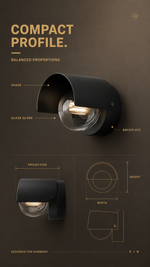 Modern Curved Arc Wall Lamp