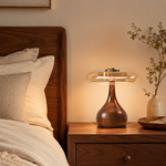 LAMPHAHA Glasses Table Lamp